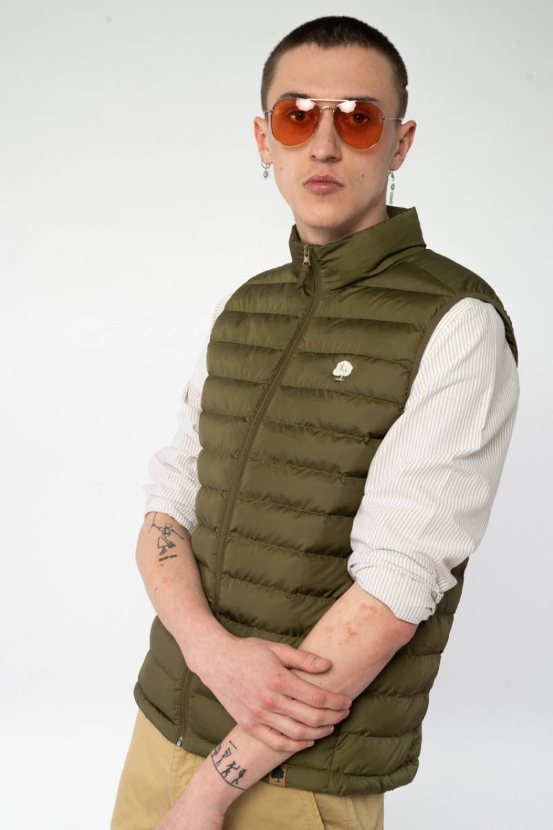 Steppweste aus recyceltem Polyester, Recycled von GREEN SHIRTS