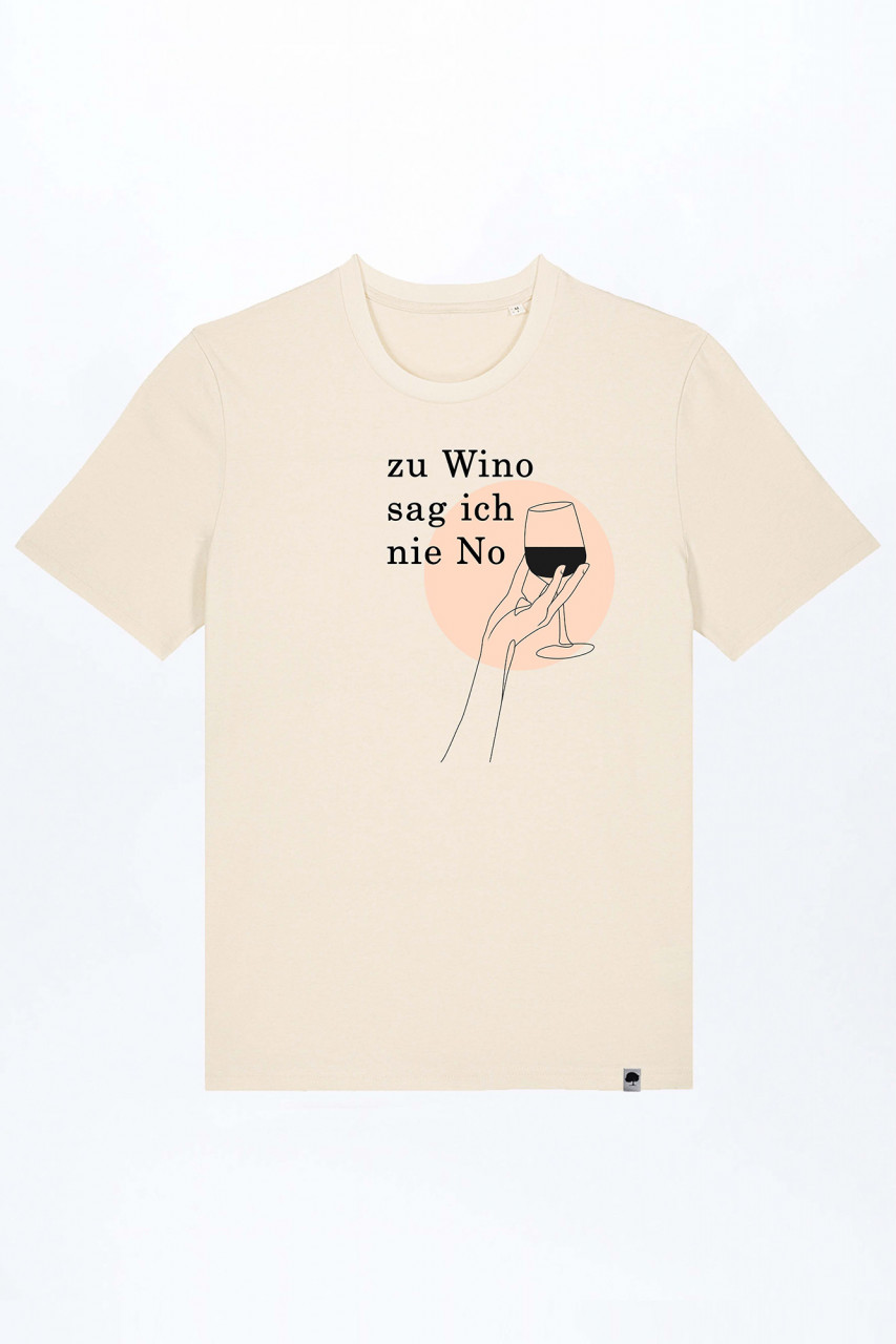 Zu Wino Sag Ich Nie No Basic T-Shirt aus Bio Baumwolle, Baumwolle Zu Wino Sag Ich Nie No Basic T-Shirt aus Bio Baumwolle, Baumwolle von GREEN SHIRTS