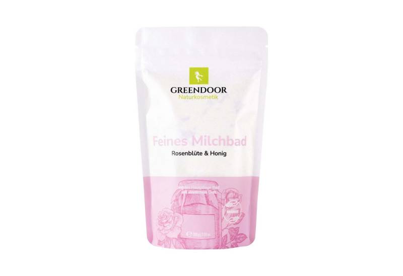 GREENDOOR Badezusatz Milchbad Rosenblüte Honig von GREENDOOR