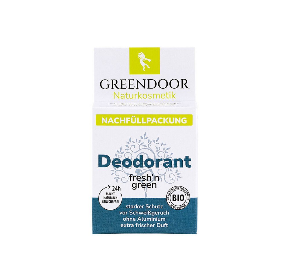 GREENDOOR Deo-Stift Deodorant Nachfüllpackung fresh'n green GREENDOOR Deo-Stift Deodorant Nachfüllpackung fresh'n green von GREENDOOR