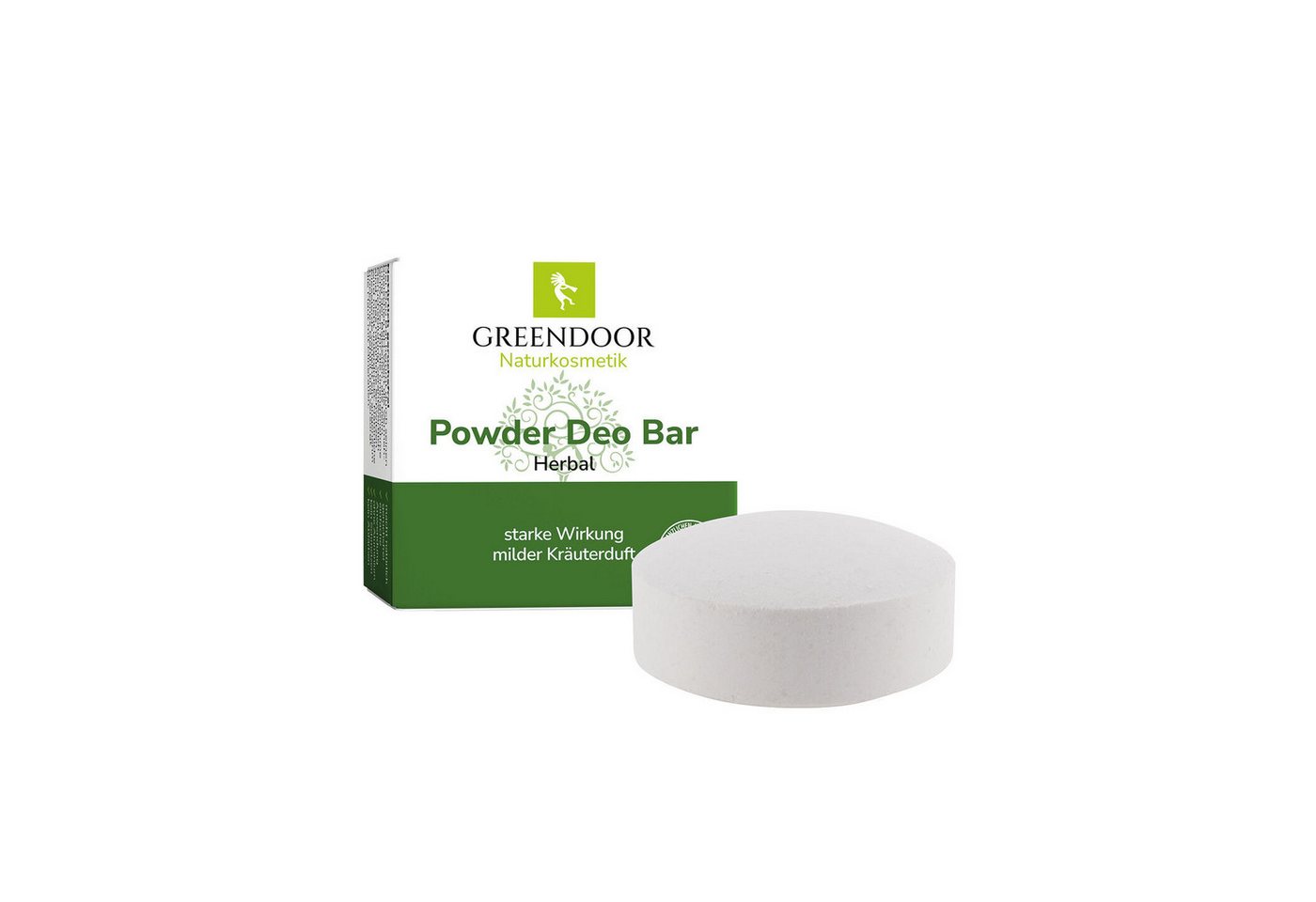 GREENDOOR Deo-Stift Powder Deo Bar Herbal GREENDOOR Deo-Stift Powder Deo Bar Herbal von GREENDOOR