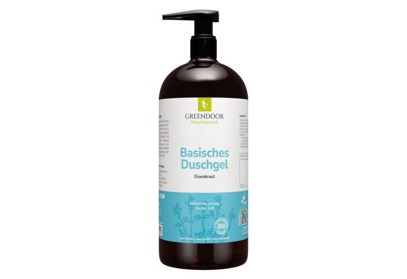 GREENDOOR Duschgel Basisches Duschgel XL Eisenkraut von GREENDOOR