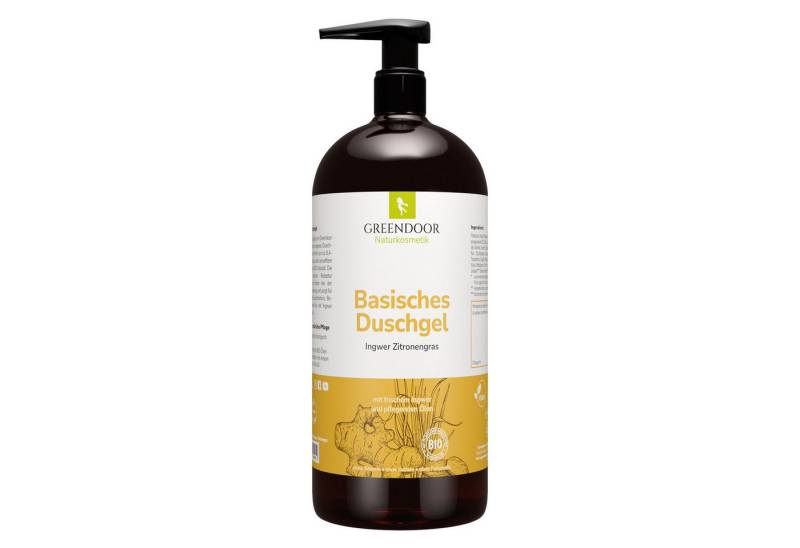 GREENDOOR Duschgel Basisches Duschgel XL Ingwer Zitronengras von GREENDOOR