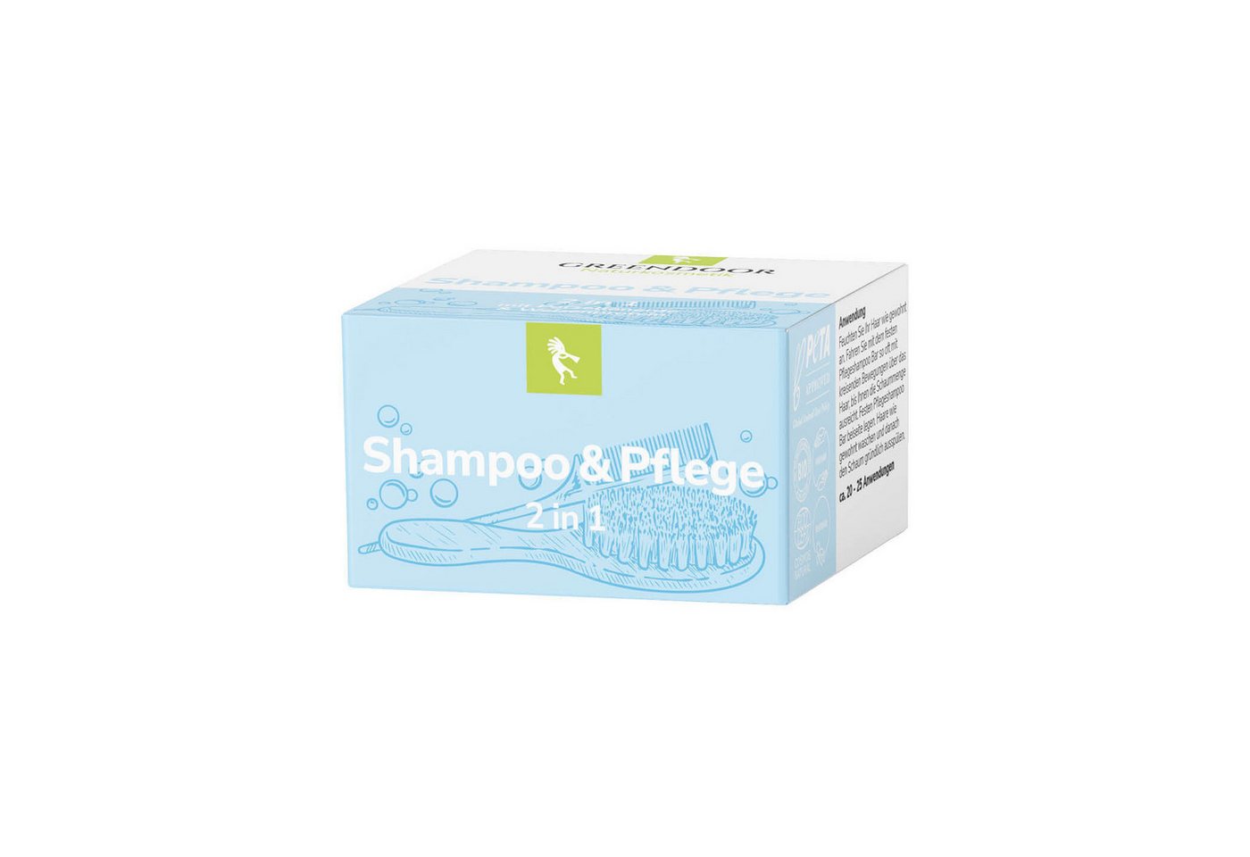 GREENDOOR Festes Haarshampoo 2 in 1 Shampoo und Pflege GREENDOOR Festes Haarshampoo 2 in 1 Shampoo und Pflege von GREENDOOR
