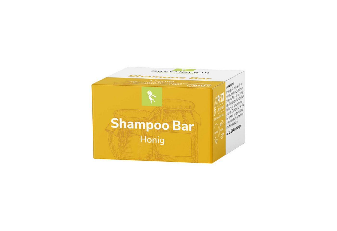 GREENDOOR Festes Haarshampoo Shampoo Bar Honig GREENDOOR Festes Haarshampoo Shampoo Bar Honig von GREENDOOR