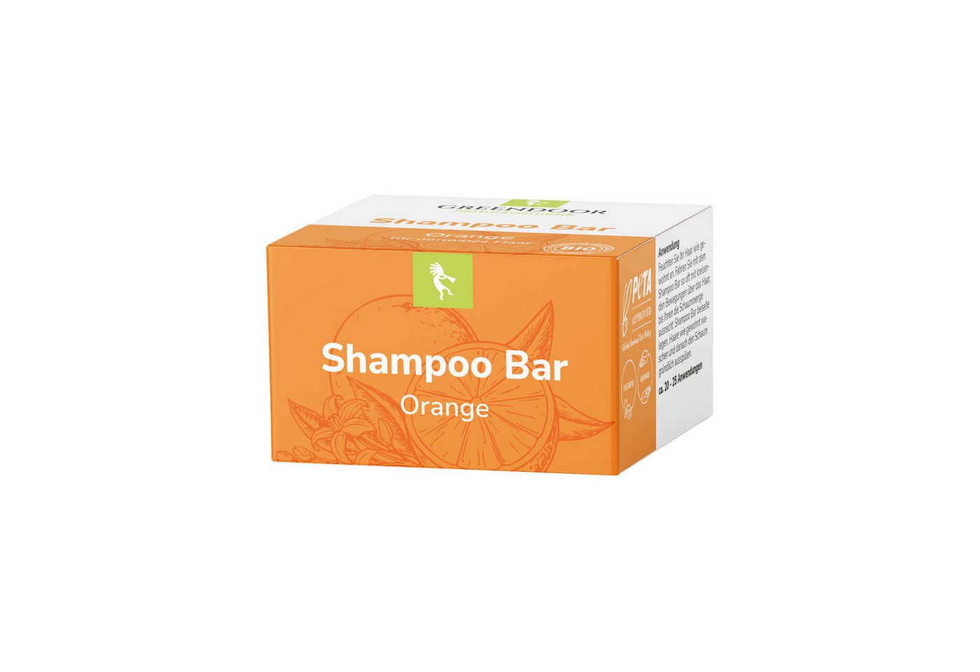 GREENDOOR Festes Haarshampoo Shampoo Bar Orange GREENDOOR Festes Haarshampoo Shampoo Bar Orange von GREENDOOR