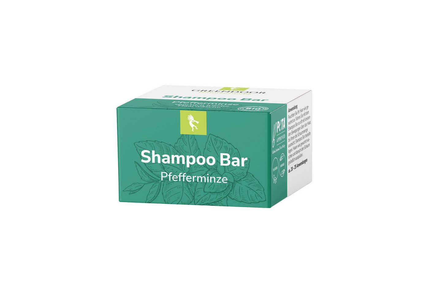 GREENDOOR Festes Haarshampoo Shampoo Bar Pfefferminze GREENDOOR Festes Haarshampoo Shampoo Bar Pfefferminze von GREENDOOR
