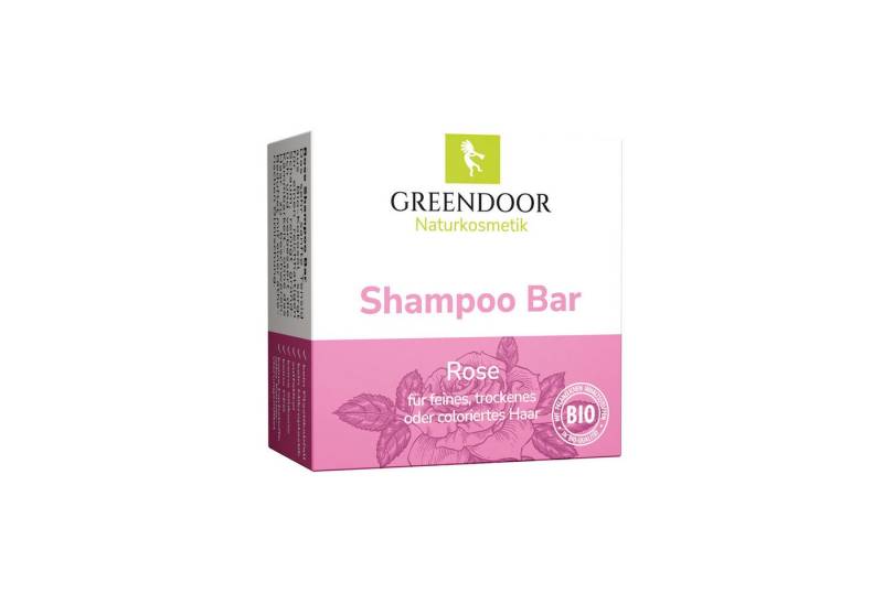 GREENDOOR Festes Haarshampoo Shampoo Bar Rose GREENDOOR Festes Haarshampoo Shampoo Bar Rose von GREENDOOR