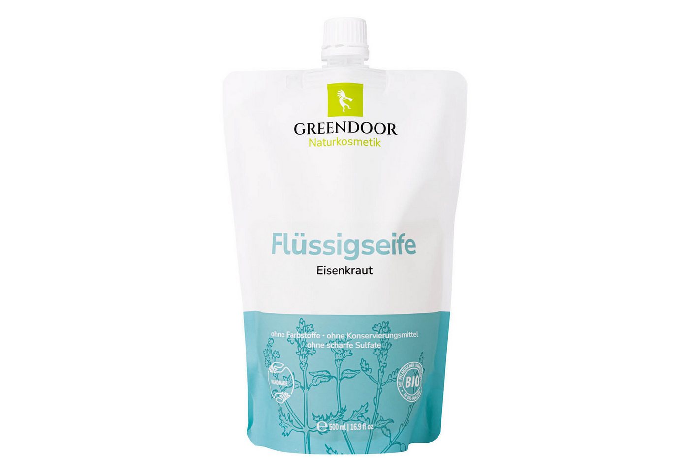 GREENDOOR Flüssigseife Flüssigseife Nachfüllpackung Eisenkraut GREENDOOR Flüssigseife Flüssigseife Nachfüllpackung Eisenkraut von GREENDOOR