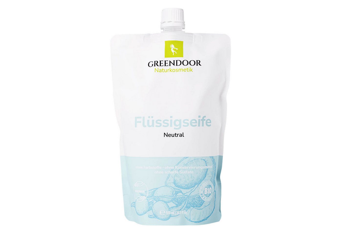 GREENDOOR Flüssigseife Flüssigseife Nachfüllpackung Neutral GREENDOOR Flüssigseife Flüssigseife Nachfüllpackung Neutral von GREENDOOR