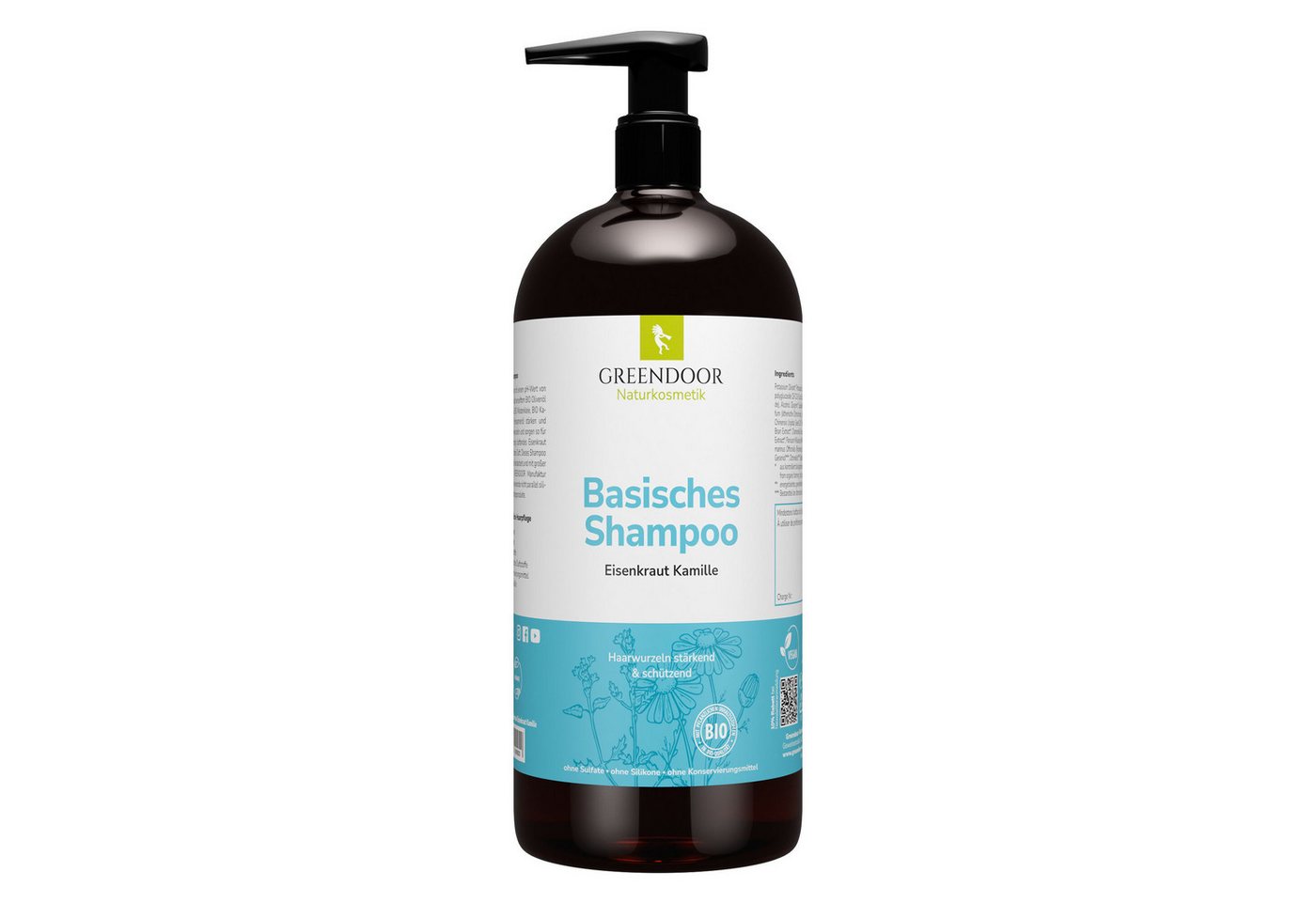 GREENDOOR Gelshampoo Basisches Shampoo XL Eisenkraut Kamille von GREENDOOR