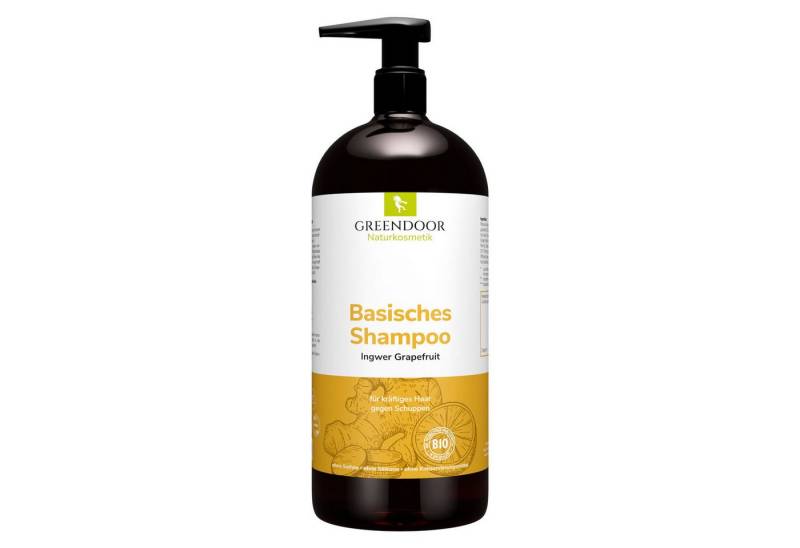 GREENDOOR Gelshampoo Basisches Shampoo XL Ingwer Grapefruit von GREENDOOR