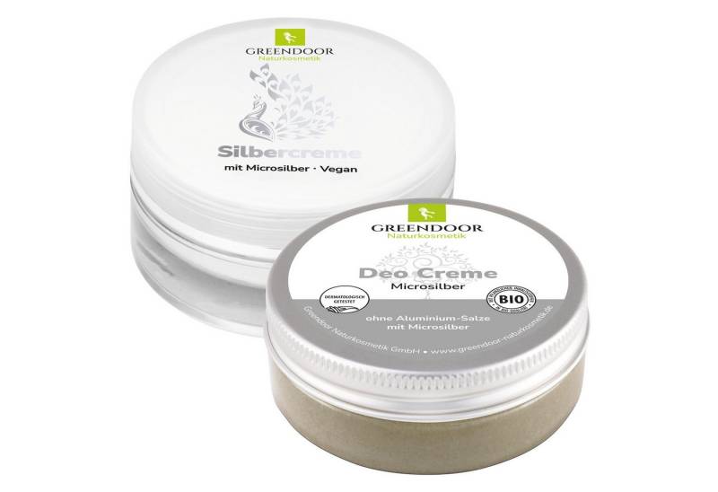 GREENDOOR Gesichtspflege Silberschutz Duo für die natürliche Pflege von GREENDOOR