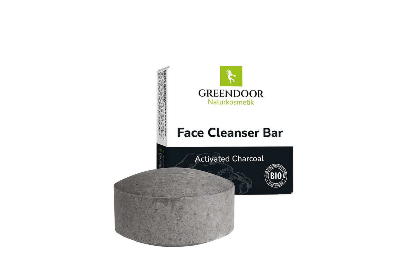 GREENDOOR Gesichtsseife Face Cleanser Bar Activated Charcoal GREENDOOR Gesichtsseife Face Cleanser Bar Activated Charcoal von GREENDOOR
