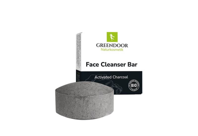 GREENDOOR Gesichtsseife Face Cleanser Bar Activated Charcoal GREENDOOR Gesichtsseife Face Cleanser Bar Activated Charcoal von GREENDOOR