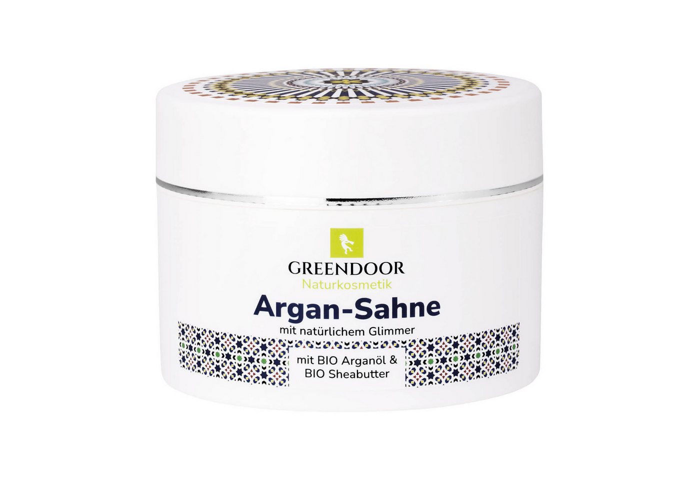 GREENDOOR Körperbalsam Argan Sahne mit natürlichem Glimmer von GREENDOOR