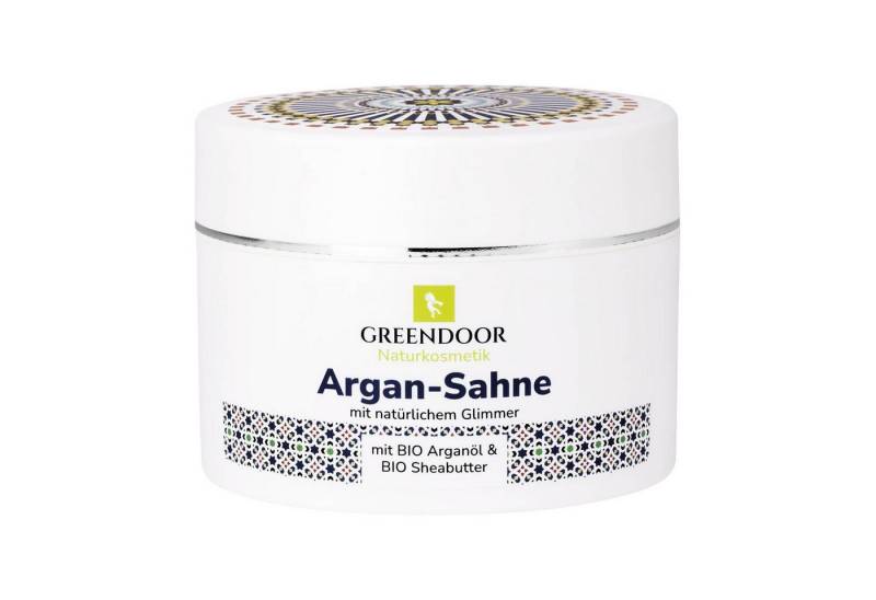 GREENDOOR Körperbalsam Argan Sahne mit natürlichem Glimmer von GREENDOOR
