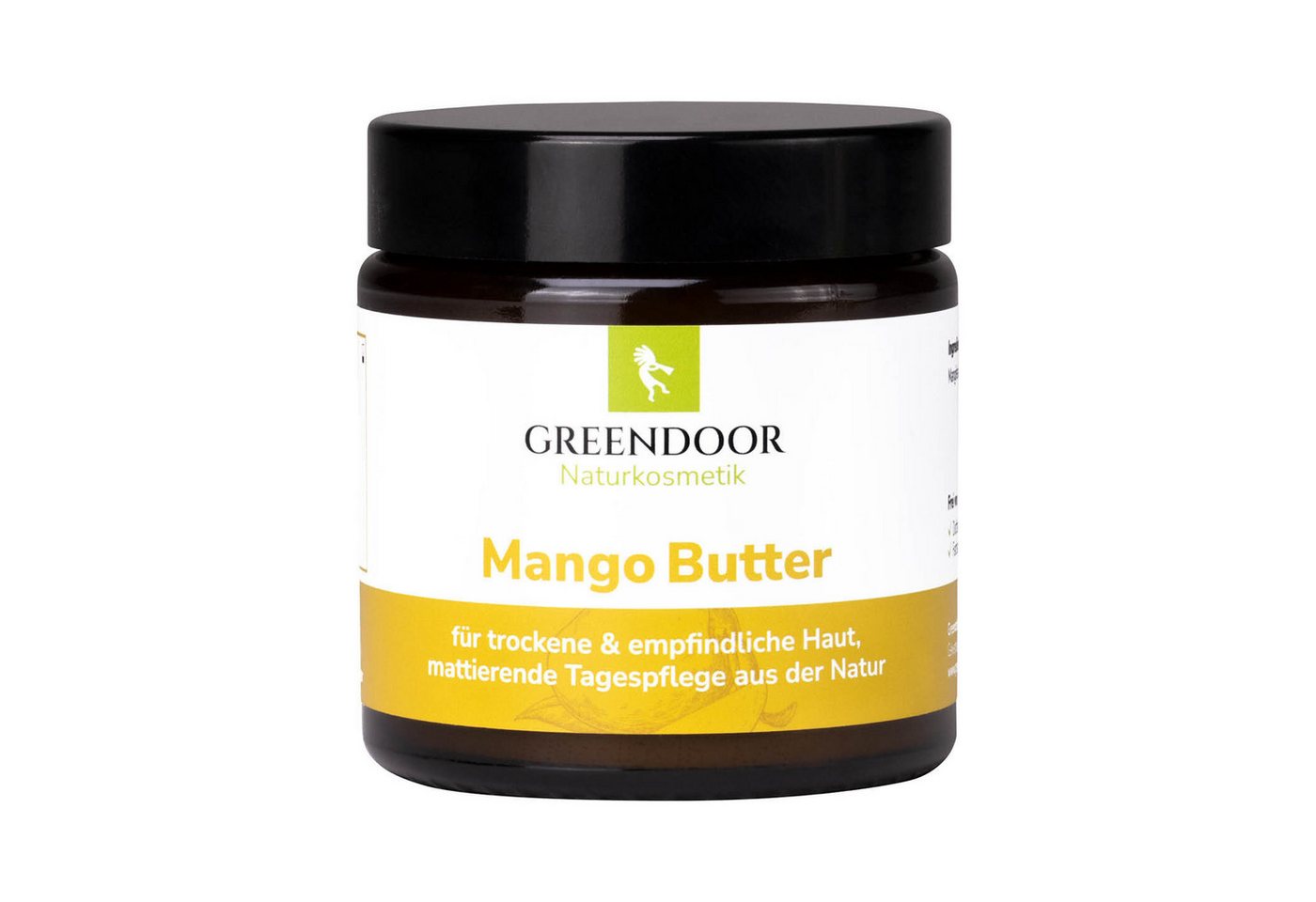 GREENDOOR Körperbutter Mangobutter PUR mattierende Tagespflege von GREENDOOR