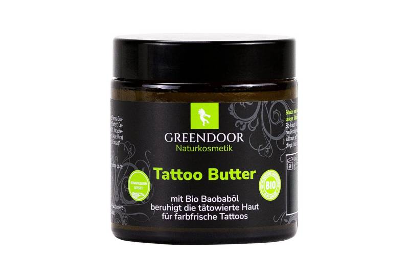 GREENDOOR Körperbutter Tattoo Butter, Tattoo Balsam von GREENDOOR