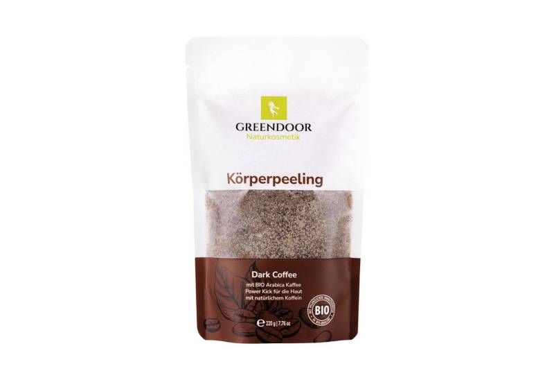 GREENDOOR Körperpeeling Körperpeeling Dark Coffee von GREENDOOR