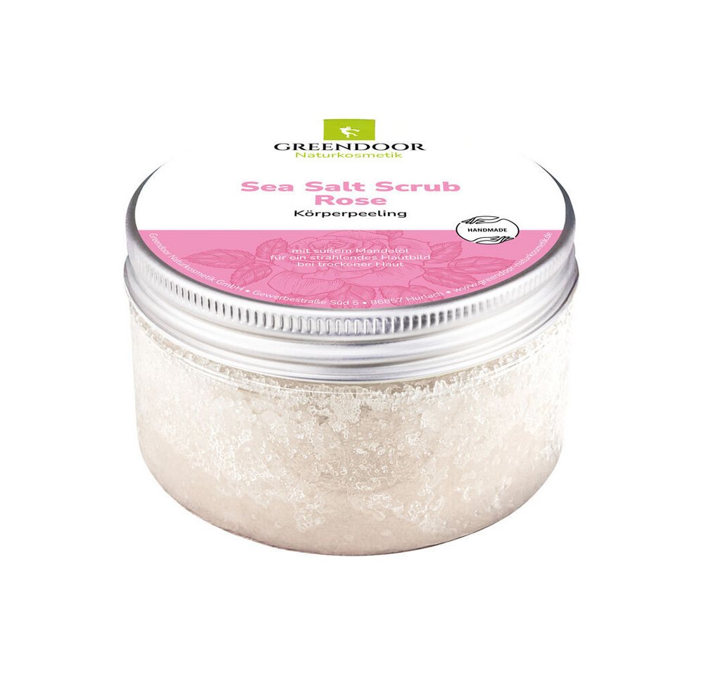 GREENDOOR Körperpeeling Sea Salt Scrub Rose GREENDOOR Körperpeeling Sea Salt Scrub Rose von GREENDOOR