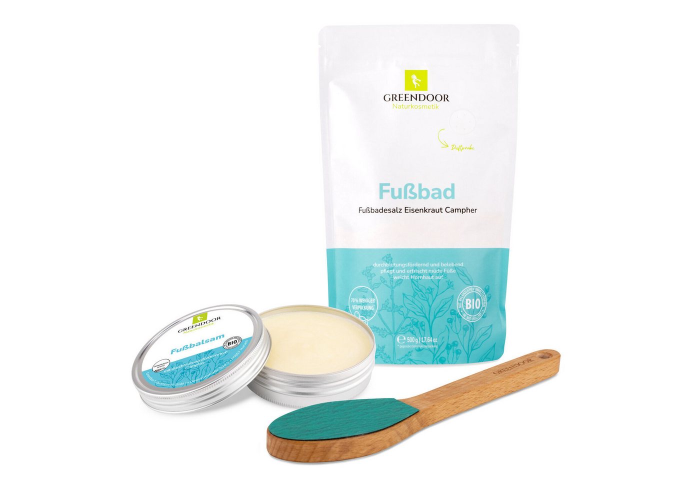 GREENDOOR Pflege-Geschenkset Fußpflege Set von GREENDOOR