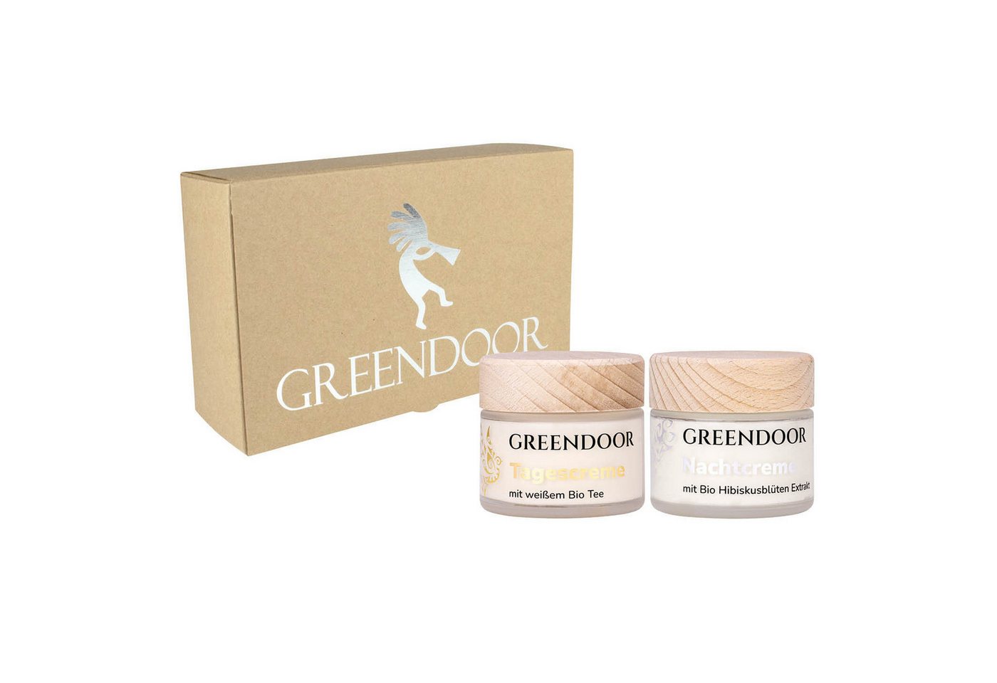 GREENDOOR Pflege-Geschenkset Spar Set Tages- und Nachtcreme von GREENDOOR