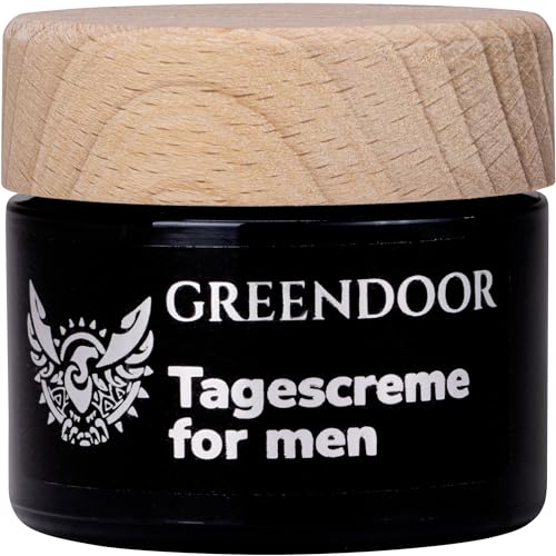 GREENDOOR Naturkosmetik Tagescreme für Männer 50ml vegan, Gesichtscreme zieht schnell ein, schützt, fettet nicht, ohne Fettglanz, Feuchtigkeitscreme Gesicht, Creme mit Alge, Bio Jambu GREENDOOR Naturkosmetik Tagescreme für Männer 50ml vegan, Gesichtscreme zieht schnell ein, schützt, fettet nicht, ohne Fettglanz, Feuchtigkeitscreme Gesicht, Creme mit Alge, Bio Jambu von GREENDOOR
