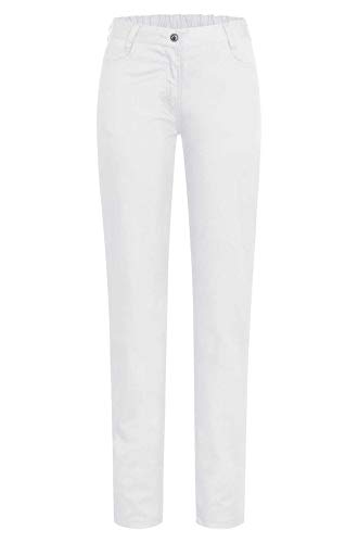 Greiff Care Damen Hose 5-Pocket-Style Gummibund hinten Regular Fit Baumwolle Oeko TEX® Weiß 48 Greiff Care Damen Hose 5-Pocket-Style Gummibund hinten Regular Fit Baumwolle Oeko TEX® Weiß 48 von Greiff