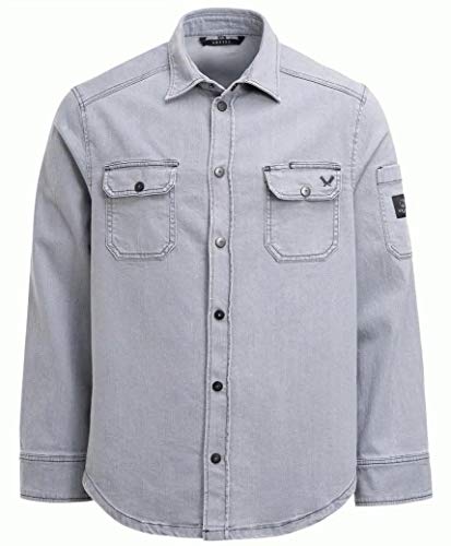 GREIFF 5588 Herren Kochjacke 'The Chef' - Regular Fit - Limited Edition - Grey Denim - Gr. L GREIFF 5588 Herren Kochjacke 'The Chef' - Regular Fit - Limited Edition - Grey Denim - Gr. L von GREIFF