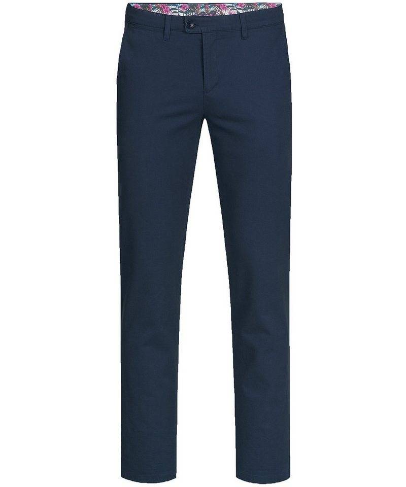 GREIFF Anzughose Greiff CASUAL Herren Chino-Hose Regular Fit Marine 110 von GREIFF