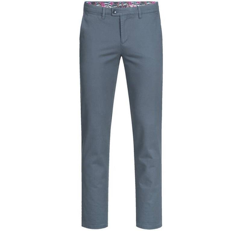 GREIFF Anzughose Greiff CASUAL Herren Chino-Hose Regular Fit Taubenblau 106 von GREIFF