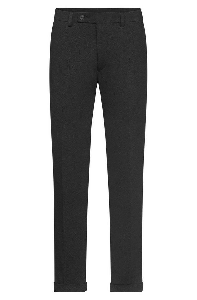 GREIFF Anzughose Greiff CASUAL Herren Jersey-Hose Regular Fit Anthrazit meliert 110 von GREIFF