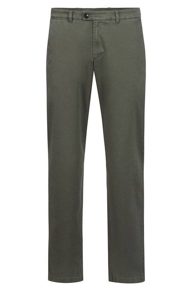 GREIFF Anzughose Greiff Corporate CASUAL Herren Chino-Hose Regular-Fit Olivgrün 46 von GREIFF