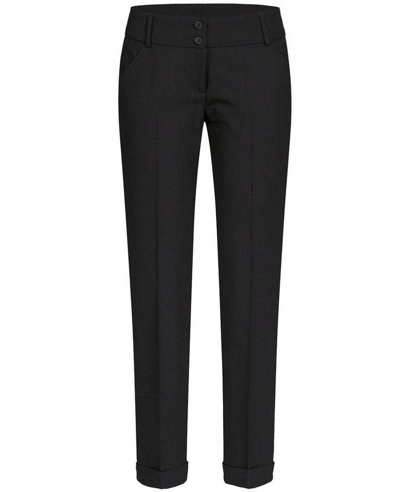 GREIFF Anzughose Greiff Corporate PREMIUM Damen Business-Hose Slim-Fit Schwarz von GREIFF