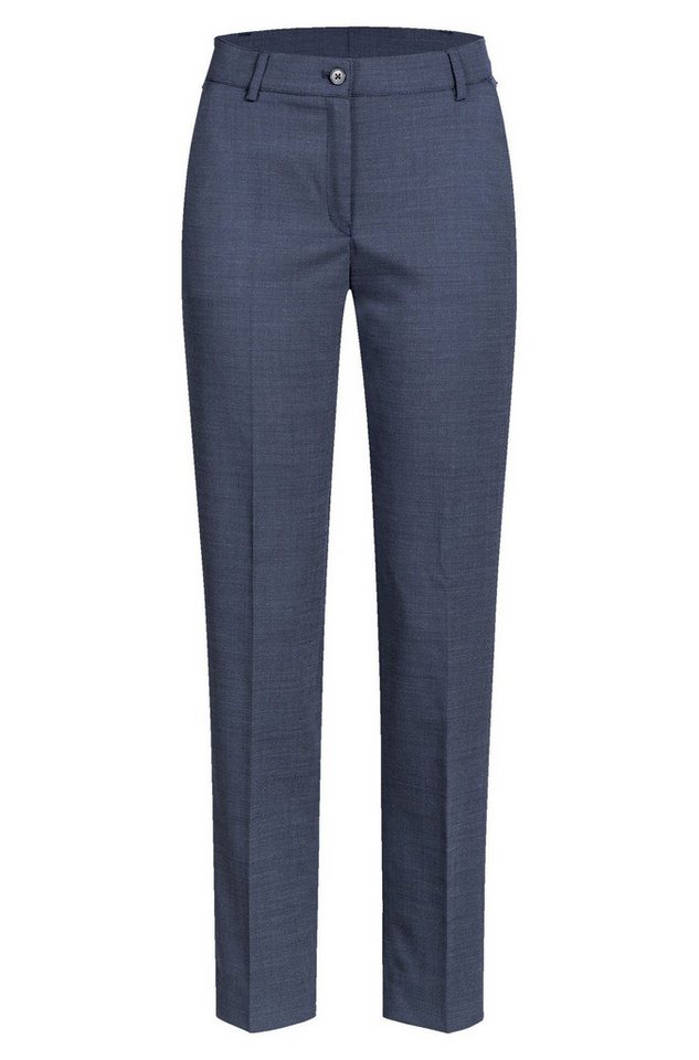 GREIFF Anzughose Greiff Modern WITH 37.5® Damen Hose Slim-Fit Mittelblau PINPOINT 80 von GREIFF