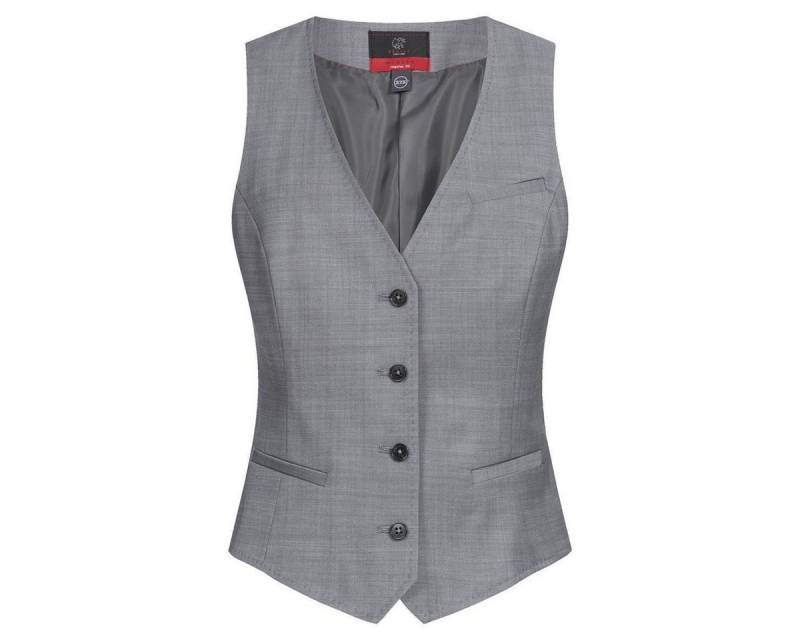 GREIFF Anzugweste Greiff Modern WITH 37.5® Damen Business-Weste Regular Hellgrau von GREIFF