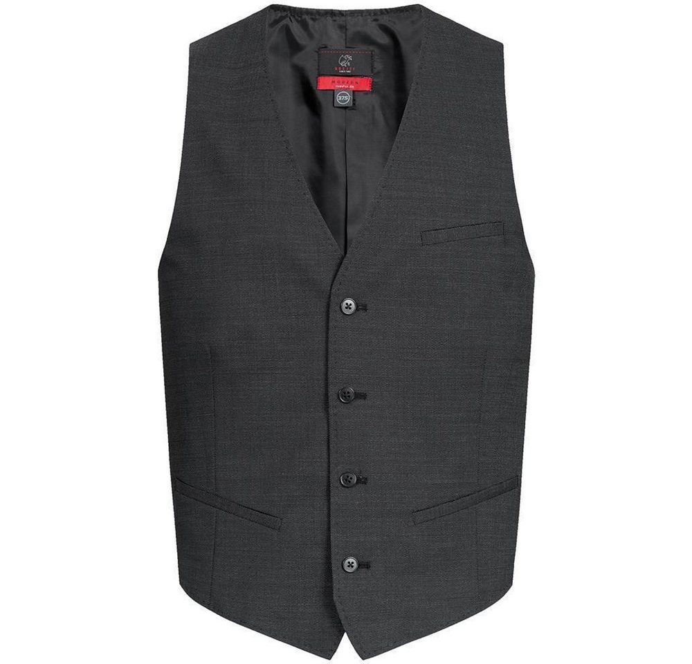 GREIFF Anzugweste Greiff Modern WITH 37.5® Herren Weste Regular Schwarz PINPOINT von GREIFF