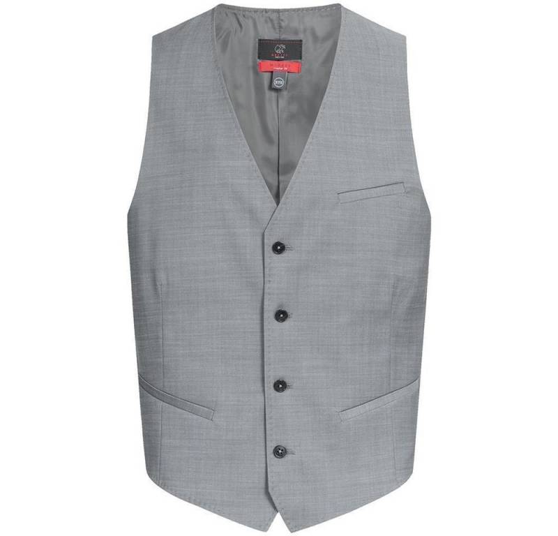 GREIFF Anzugweste Greiff Modern WITH 37.5® Herren Weste V-Neck Regular Hellgrau von GREIFF