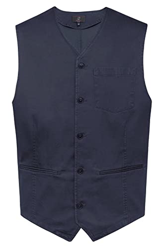 GREIFF CASUAL Herren Weste V-Ausschnitt Regular-Fit Marine 54 von GREIFF