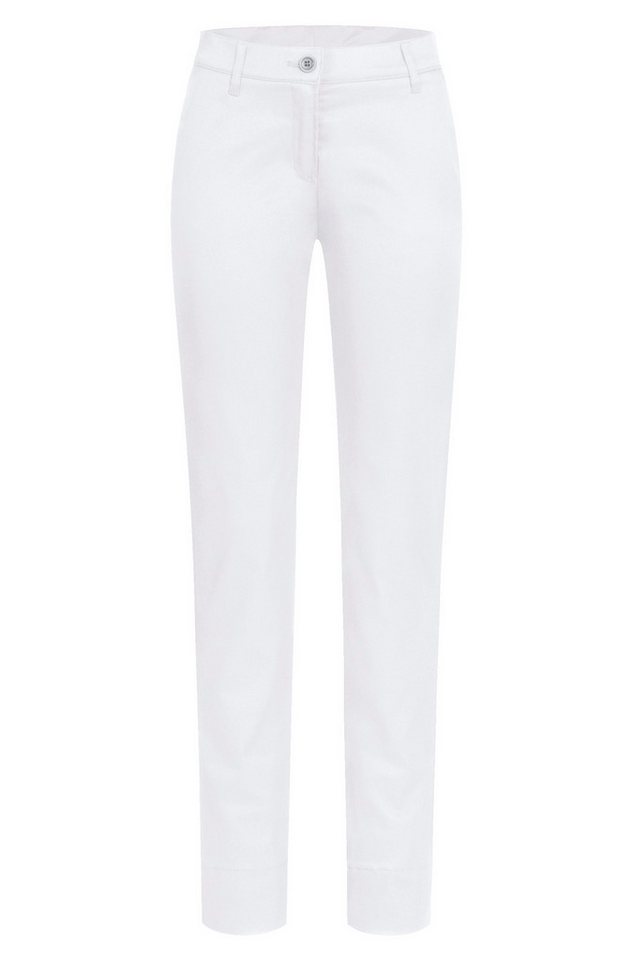 GREIFF Chinohose Greiff Corporate Damen Hose Chino Regular-Fit Weiß von GREIFF