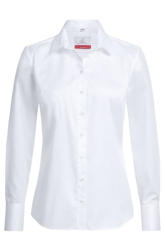 GREIFF Corporate Bluse Premium Damen Oeko TEX® Bügelfrei Weiß 56 von GREIFF