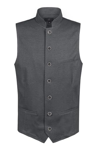 GREIFF Corporate LANDHAUS Herren Jerseyweste Regular-Fit Grau 50 von GREIFF