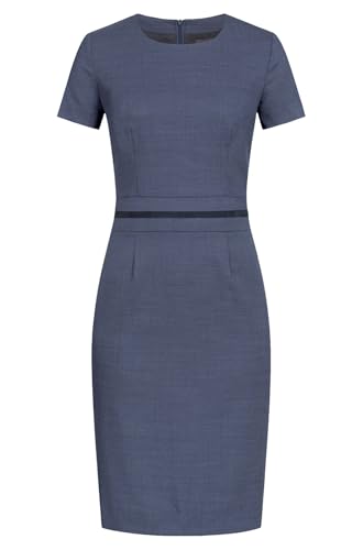 GREIFF Corporate Modern with 37.5® Damen Etuikleid Mittelblau Pinpoint 38 von GREIFF