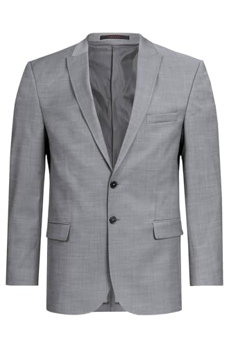 GREIFF Corporate Sakko Herren Modern with 37.5® Regular Hellgrau 98 von GREIFF