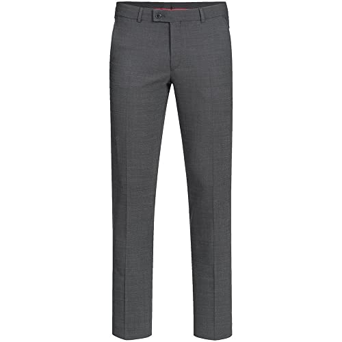 Greiff Corporate Wear Modern with 37.5 Herren Hose Regular Fit Schwarz Pinpoint Modell 1326 Größe 44 von GREIFF