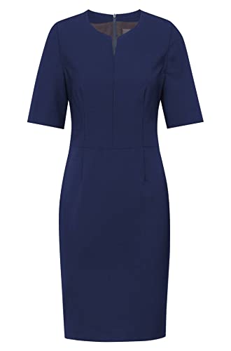 Greiff Corporate Wear Premium Damen Kleid Regular Fit Italian Blue Modell 1071 Größe 40 von GREIFF