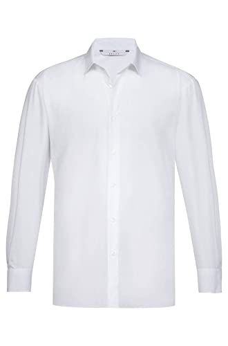 GREIFF Corporate Wear Simple Herren Hemd Langarm Regular Fit Weiss Modell 6744 Größe 41/42 von GREIFF