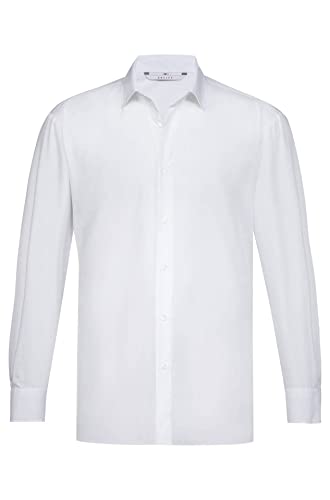 GREIFF Corporate Wear Simple Herren Hemd Langarm Regular Fit Weiss Modell 6744 Größe 45/46 von GREIFF