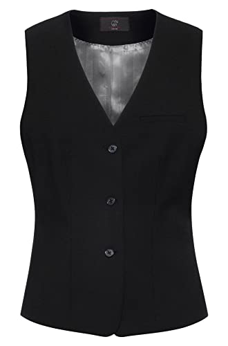 GREIFF Corporate Weste PREMIUM Damen OEKO TEX Schwarz 52 von GREIFF
